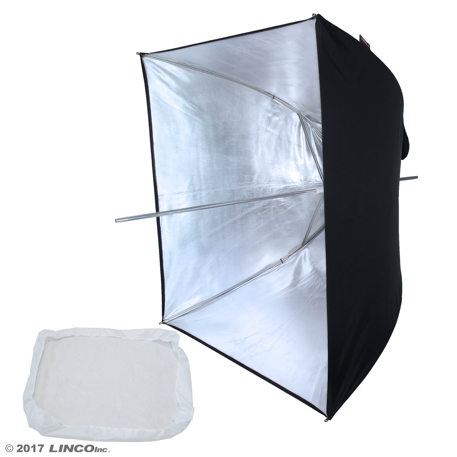 DynaSun UR02 33 inch Professional Umbrella Reflector Portrait Softbox Silver