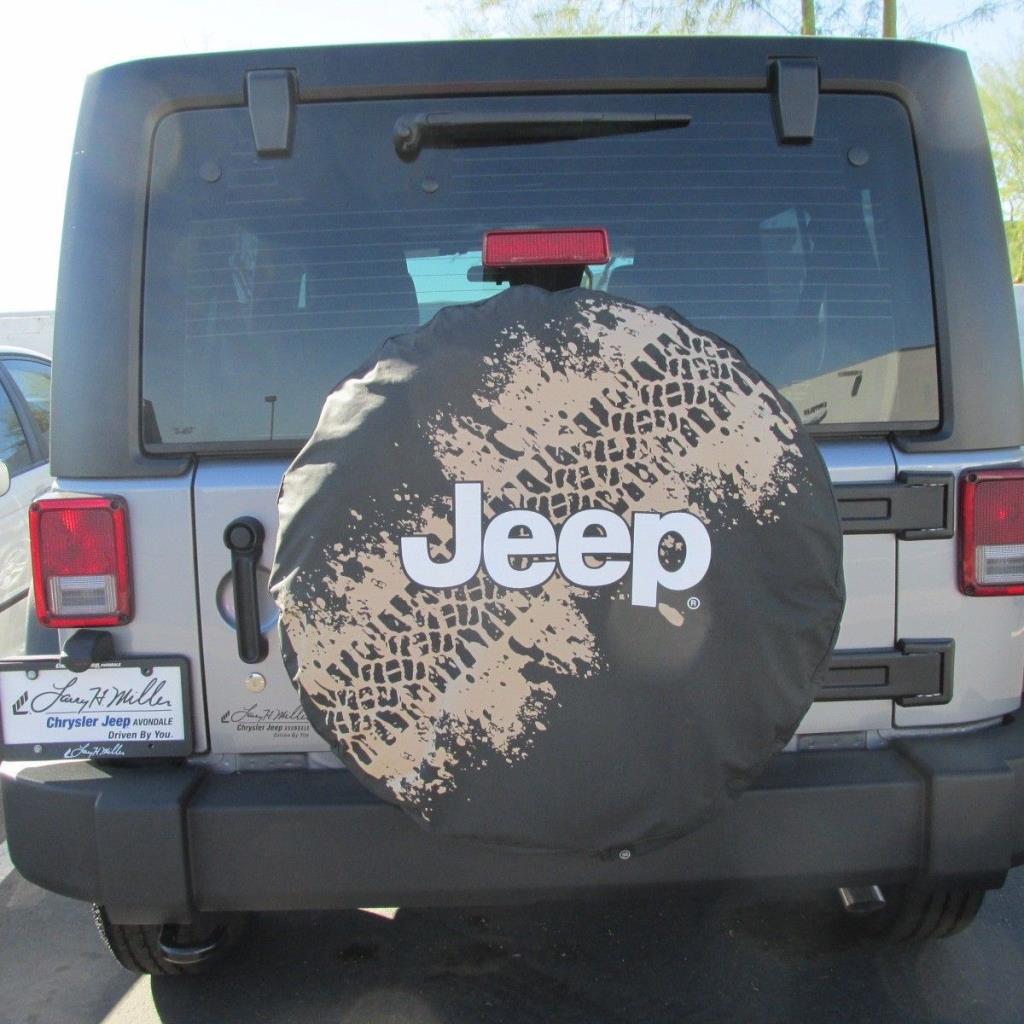 Jeep Wrangler Mud track 35" inch soft spare tire cover covers eBay