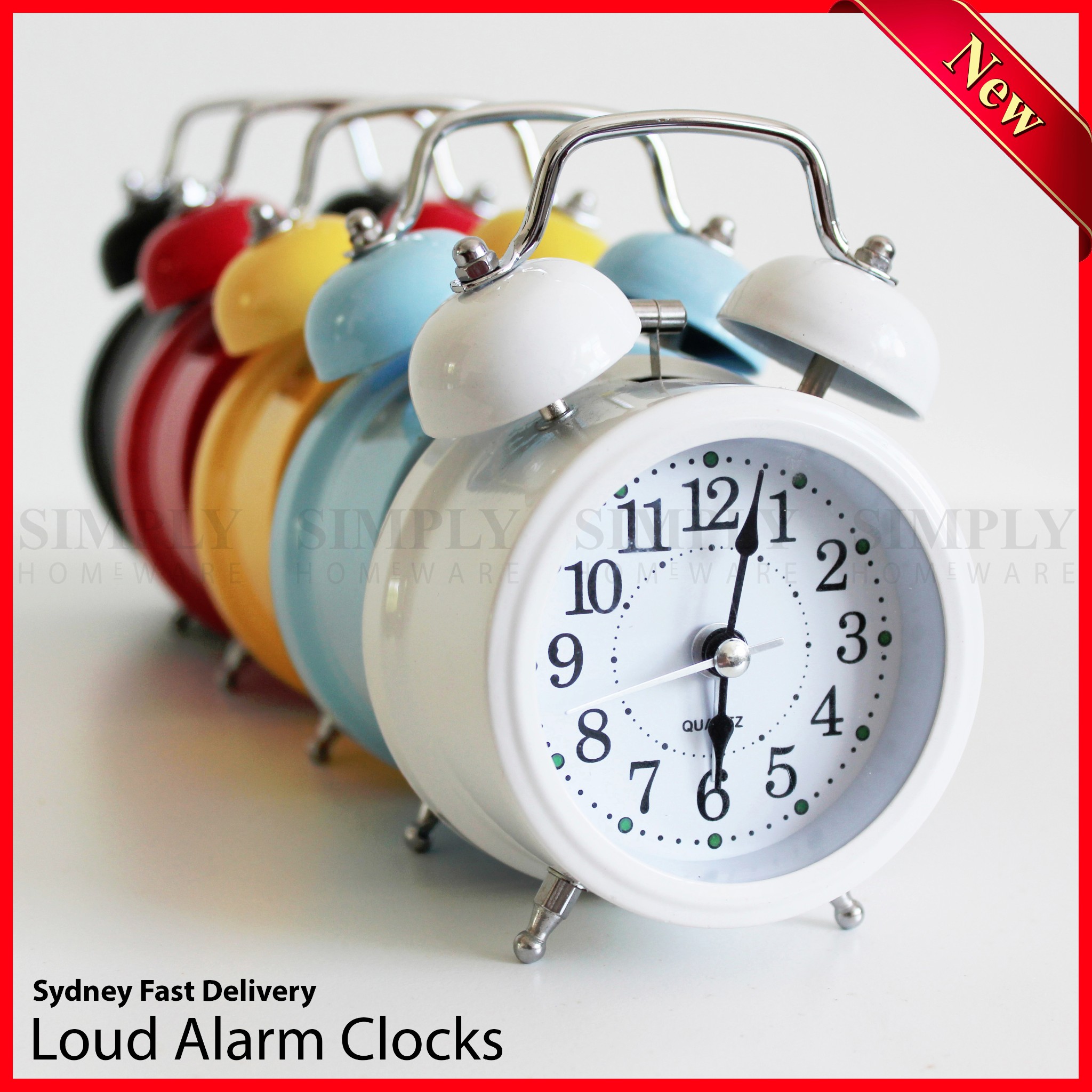 twin bell alarm clocks