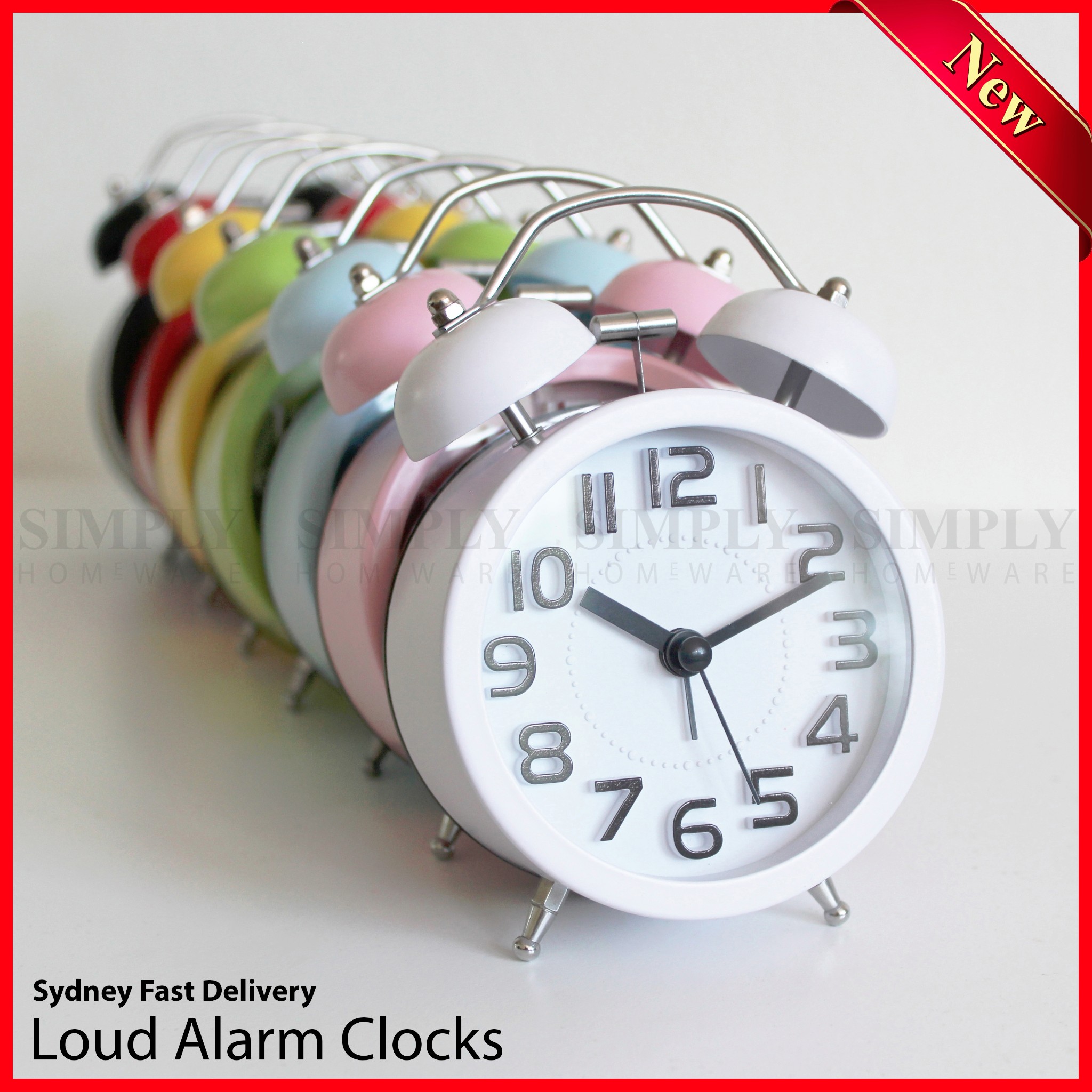 premium twin bell alarm clocks
