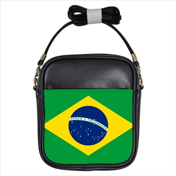 Brazil Leather Sling Bag Crossbody Shoulder