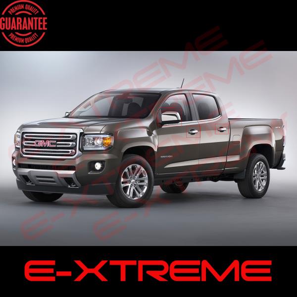 Door Handles For GMC Canyon 2015 16 17 18 Chrome Covers Tailgate Half Mirrors