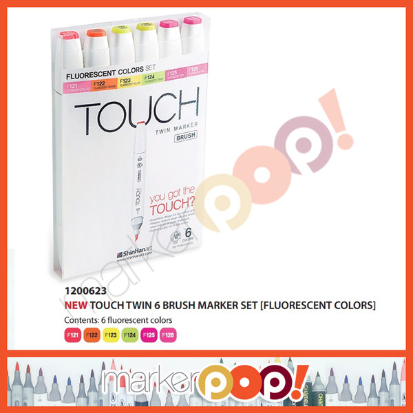 Touch Twin Brush Marker Color Chart