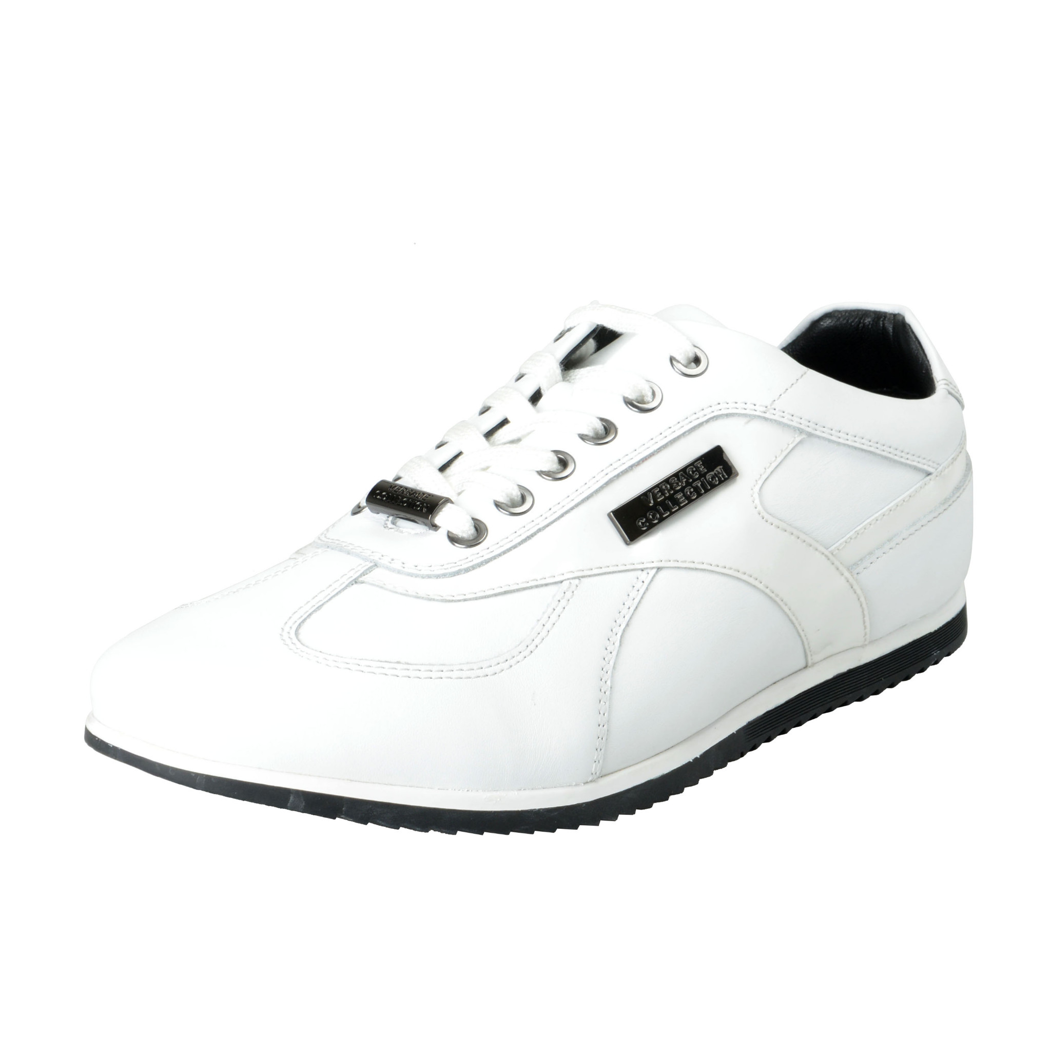 versace collection white shoes
