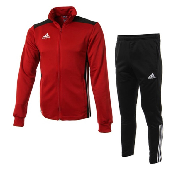 youth red adidas pants