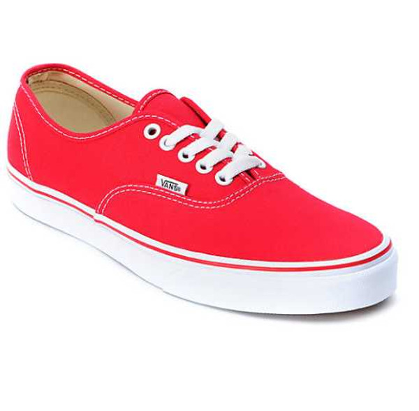 all red vans shoes