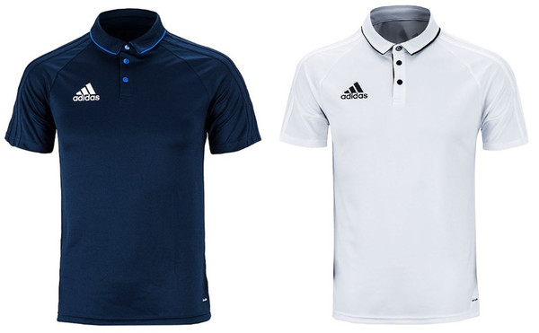 Adidas Men Tiro 17 Polo Jersey Training shirt Climalite White Tee Shirts  BQ2626 | eBay