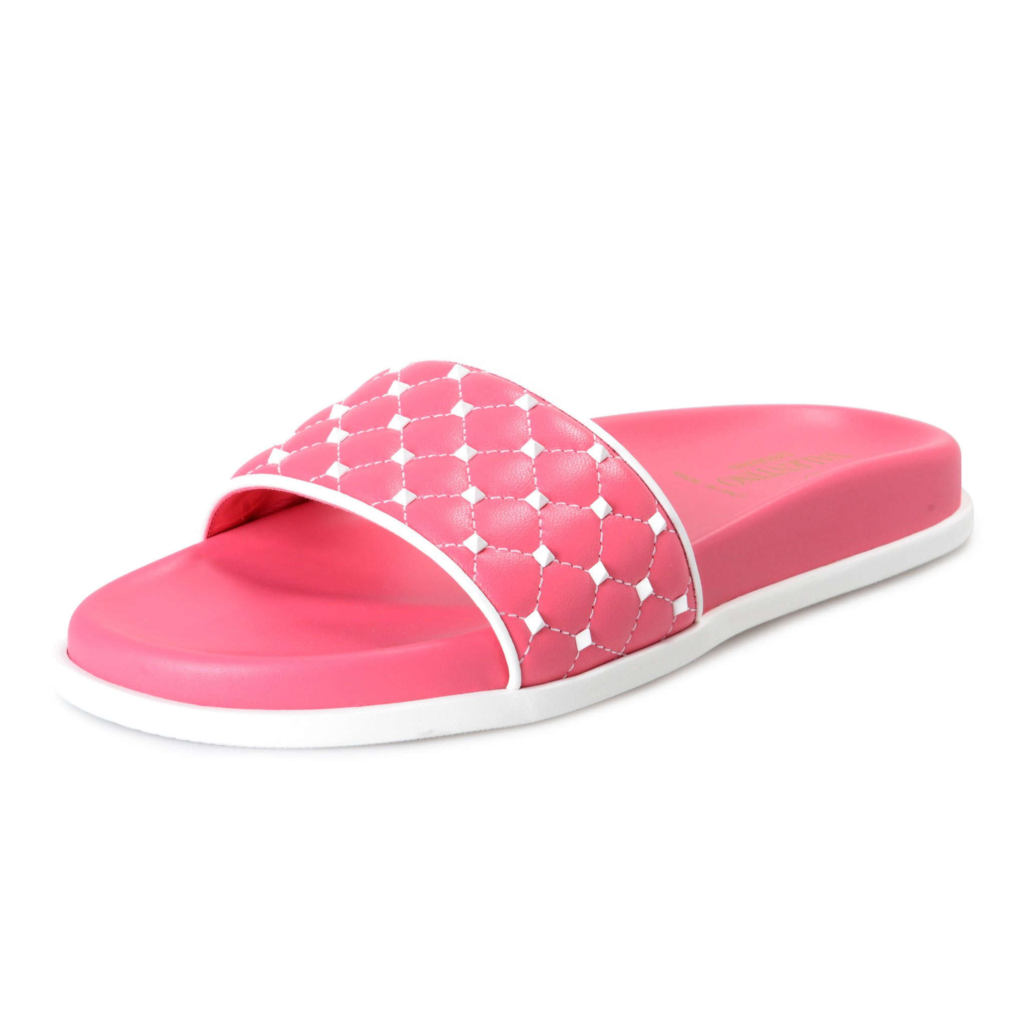 valentino pink flip flops