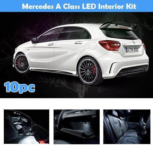 Details Zu Interior Led Light Bulbs Kit Fit Mercedes A Class W176 A45 White Smd A200 10pc