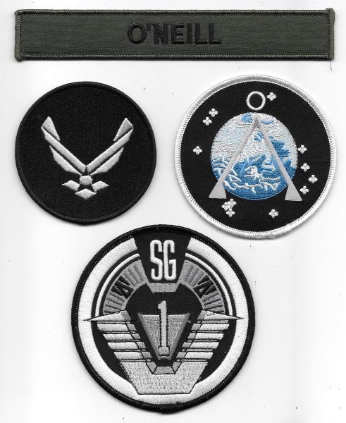 Stargate SG-1 O/'NEILL Uniform Screen Accurate Patch Set of 4 SGPA-ONEILL