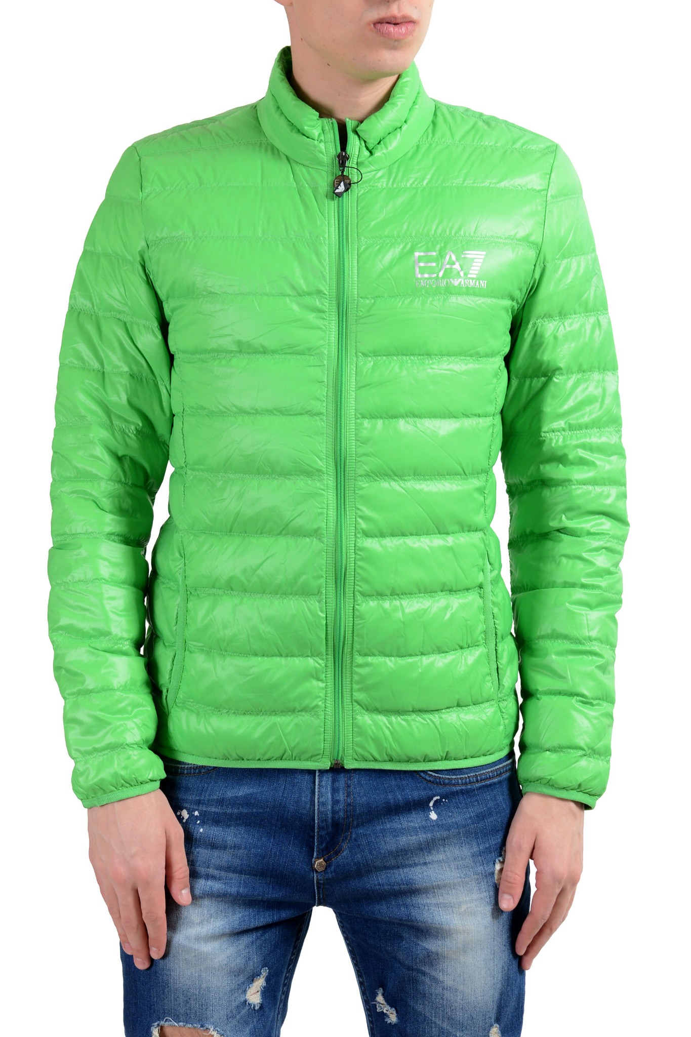 ea7 jacket green