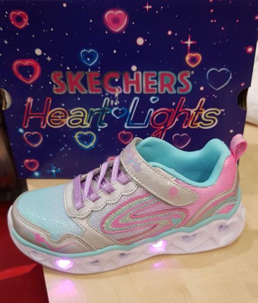 skechers heart lights shoes