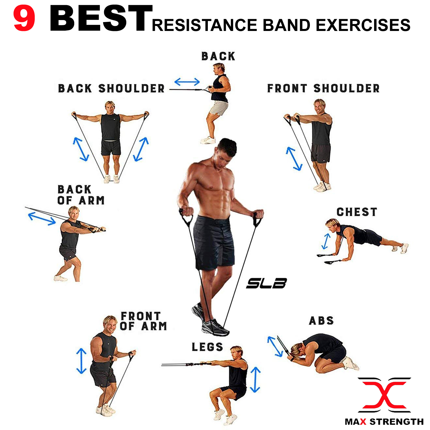 pin on sport and fitness resistance band ab arms workout toning band