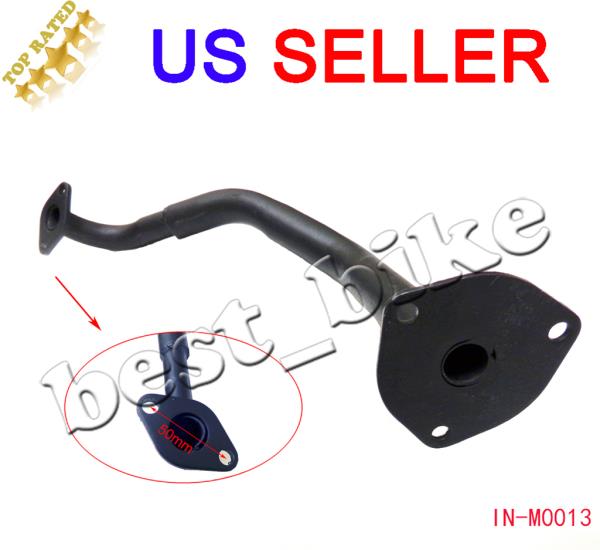 Gas Scooter Moped Muffler Exhaust Pipe 125cc 150cc GY6 Parts150cc Go kart Buggy