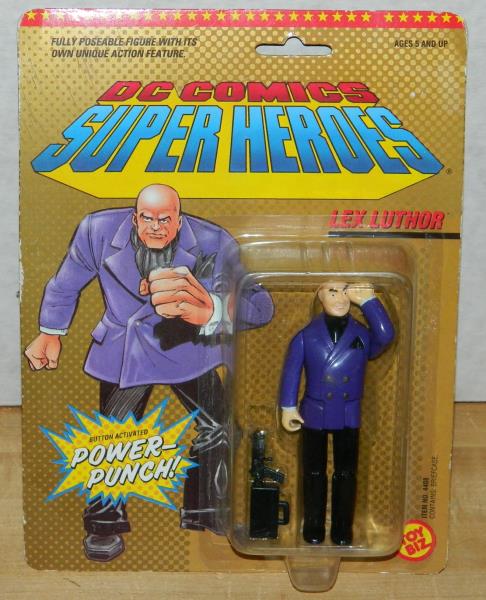 DC Comics Super Heroes Lex Luthor with Button Activated Power-Punch