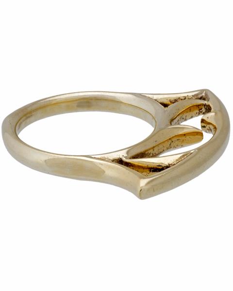 Luxo Jewelry News Letter - Premium Jewelry - Stephen Webster 925 Sterling Silver Forget Me Knot Wave Ring Size 6 »$150