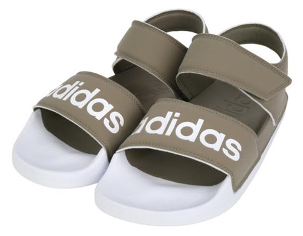 adidas khaki slippers