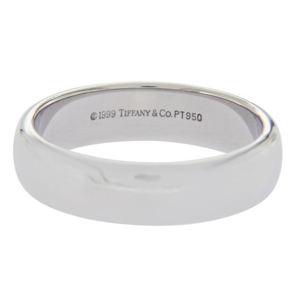 Luxo joyería noticias - joyería Premium - auténtico Tiffany & Co 950 platino 1999 boda banda anillo tamaño carta 11» U314