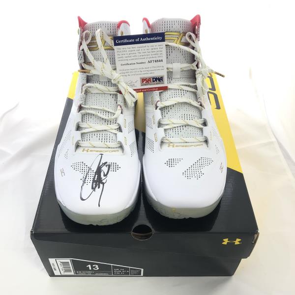 signed curry shoes