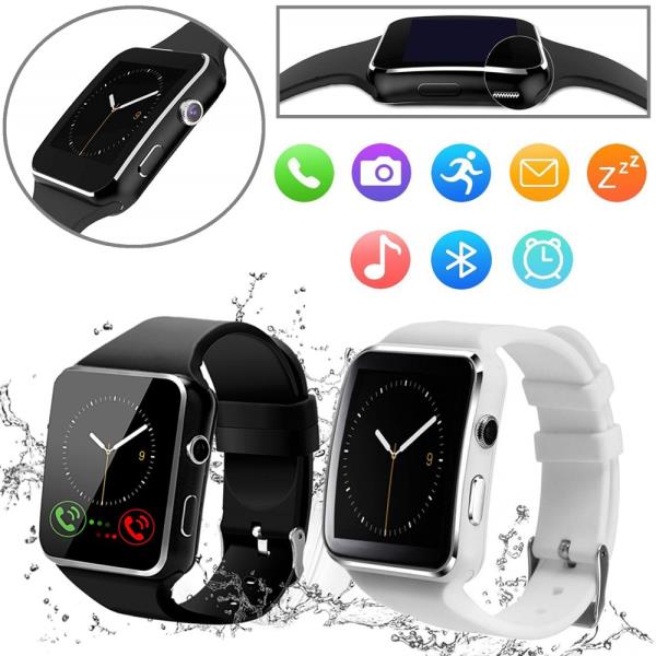 X6 Curved Screen Bluetooth Smart Wrist Watch Phone for Samsung iPhone Android - watchx6 13 600 - X6 Curved Screen Bluetooth Smart Wrist Watch Phone for Samsung iPhone Android