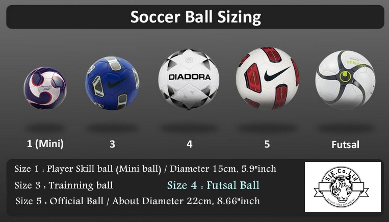 Official Football Size Chart