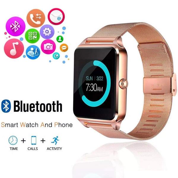 New Z60 Bluetooth Smart Watch GSM SIM Phone Mate Stainless Steel For IOS Android - watchz60 14 600 - New Z60 Bluetooth Smart Watch GSM SIM Phone Mate Stainless Steel For IOS Android