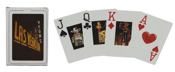 2 JOKERS VINTAGE FACE CARDS * 52 PLAYING CARDS NEW LAS VEGAS VINTAGE DECK