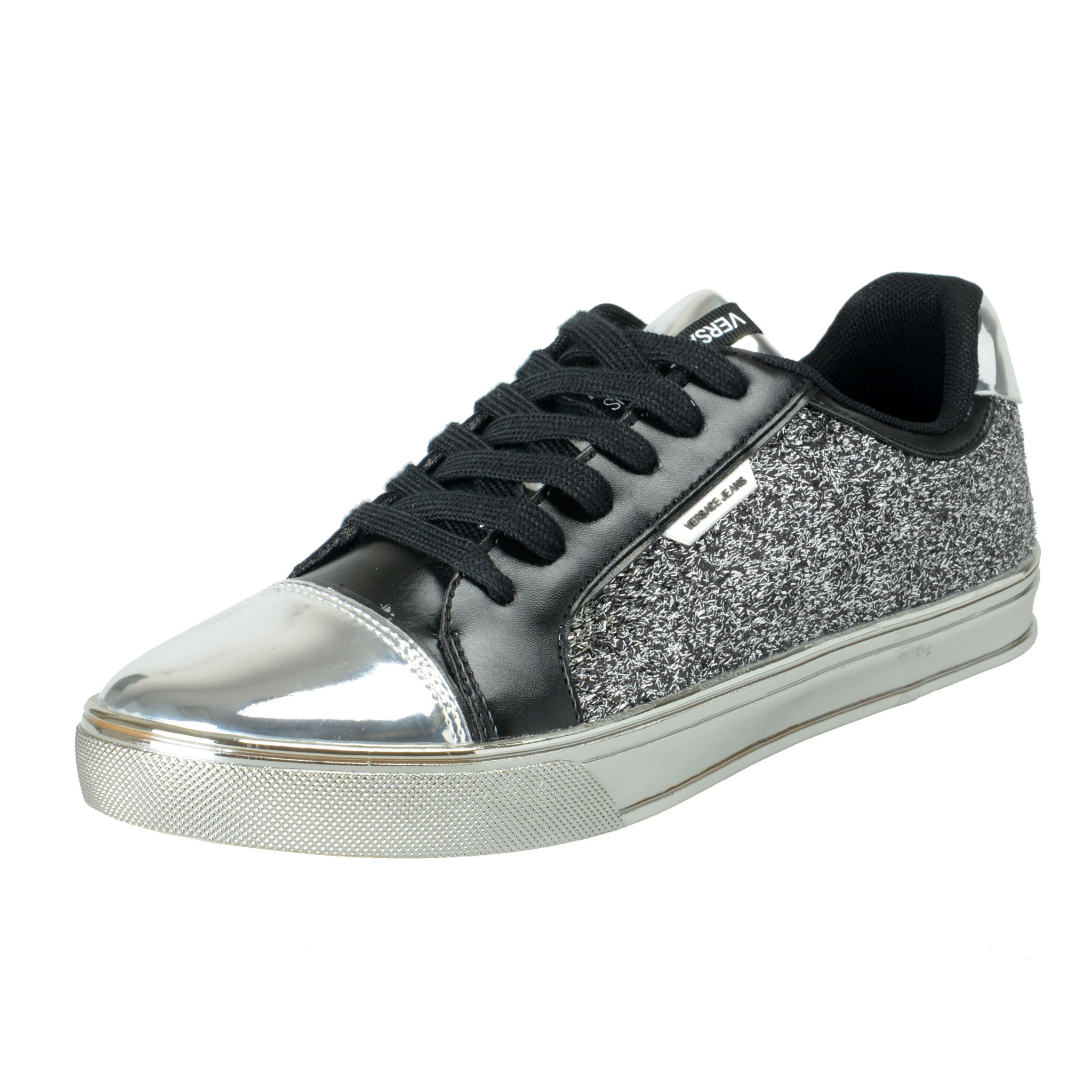 Sparkle Silver Fashion Sneakers Shoes 