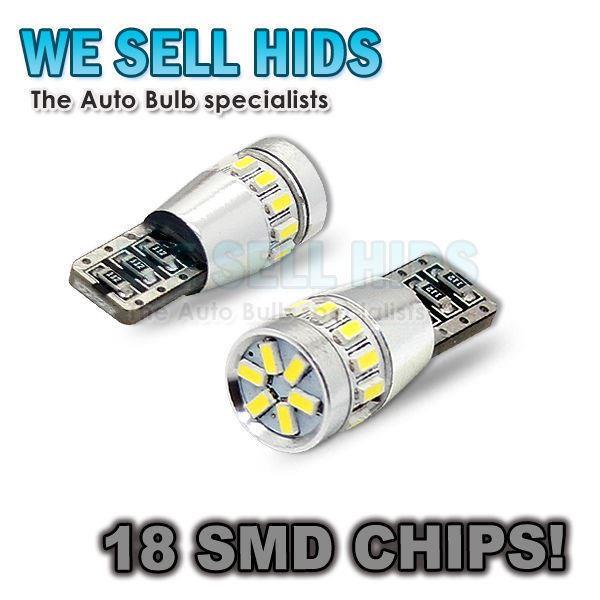 T10 18 HIGH POWERED 501 3014 SMD LED CHIP BULBS INTERIOR SIDELIGHT  NUMBER PLATE