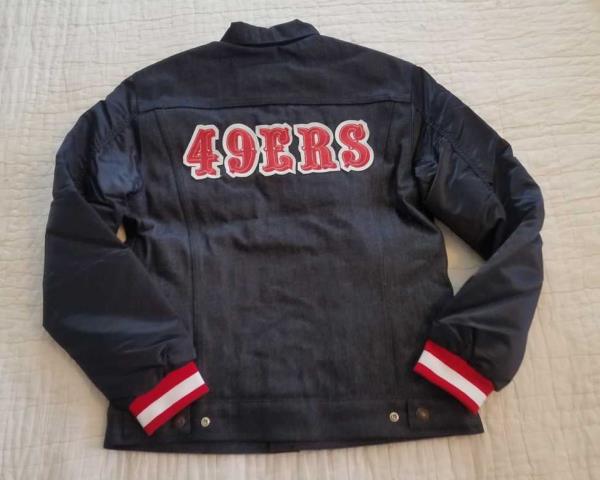 levi's 49ers jean jacket