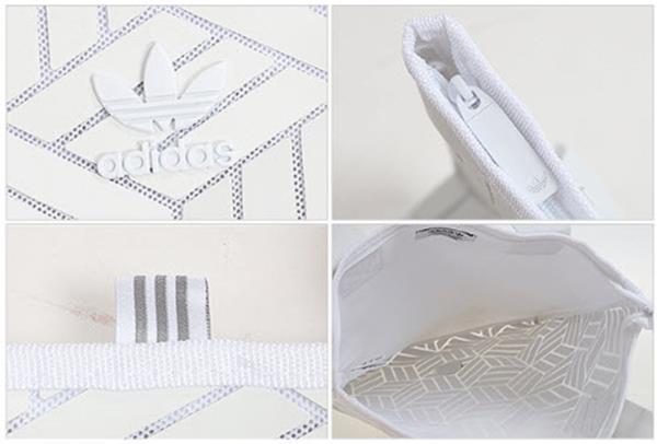 Adidas Women 3D Shopper Tote Bags White 