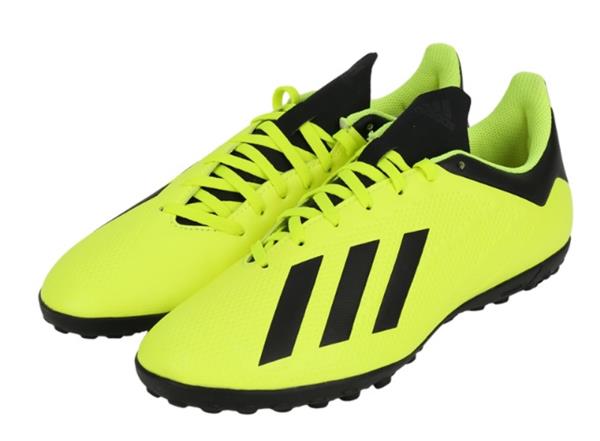 Adidas Men X Tango 18.4 TF Cleats Futsal Lime Black Shoes Boots 