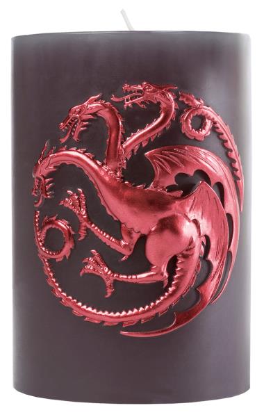 Game of Thrones House Lannister Sculpted Sigil Pillar Candle NEW UNUSED