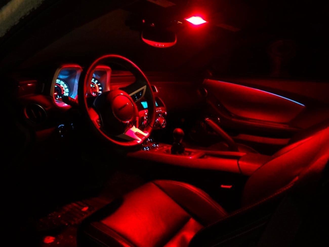Details About 6 Pieces Led Lights Interior Package Kit Fit 1994 2004 Ford Mustang Cool Red