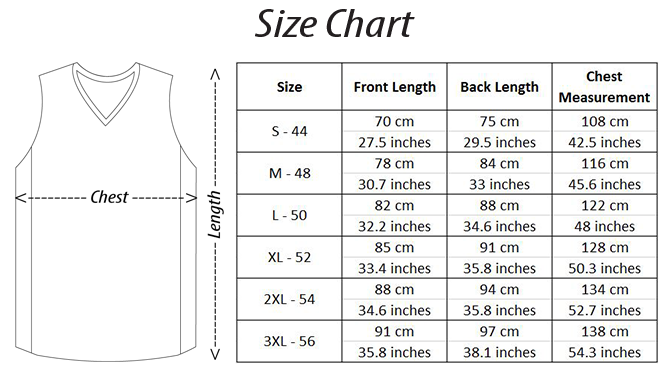 Nba Jersey Size Chart Nike