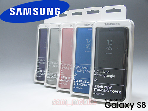 Samsung Galaxy S8 Sm G955 Genuine Clear View Standing Cover Ef Zg955 New W Box Ebay