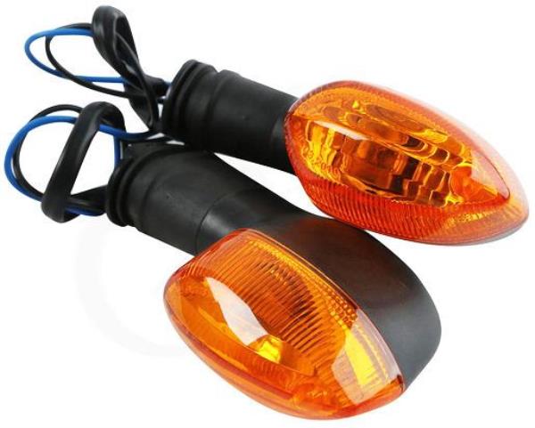 Details about   2x Black Turn Signals Indicators Blinkers For Yamaha YZF R1 R1S R6 R6S 600R 1000