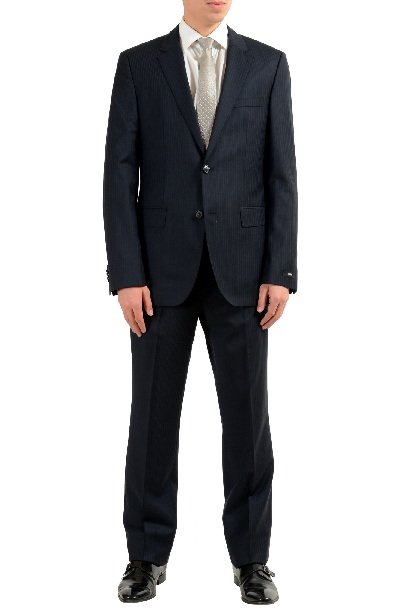hugo boss plaid suit