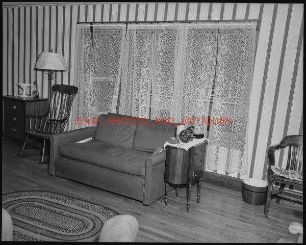 Details About 1950s Home Interior Mid Century Furniture Vtg Old 4x5 Photo Negative Decor Rare