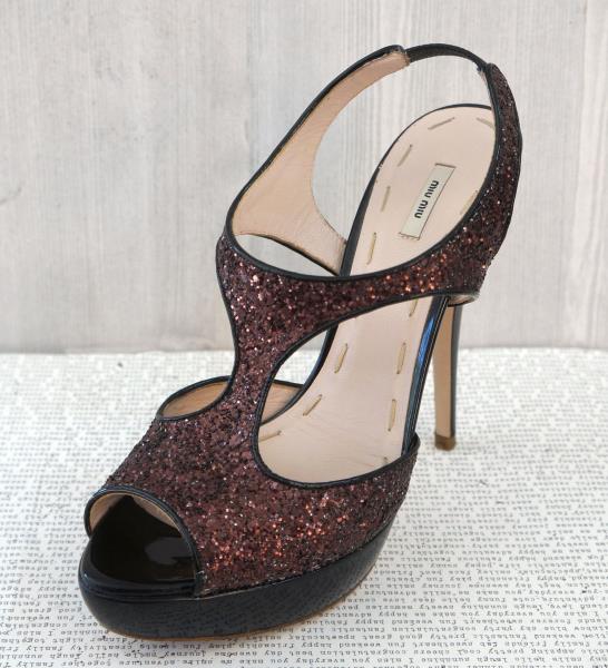 burgundy glitter heels