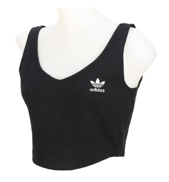 Black All Sizes Adidas Originals Crop Womens Vest Tank