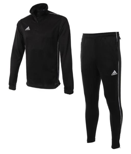 Adidas Men Core 18 Training Suit Set Black GYM Soccer Jacket Pant CE9026-CE9036  | eBay