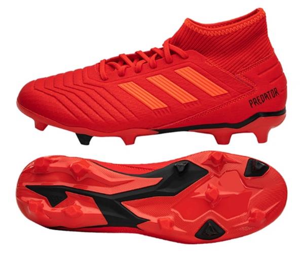 Adidas Hombres Predator 19.3 Fg Botines Fútbol Fútbol Zapatos Bota Spike  BB9334 Rojo | eBay