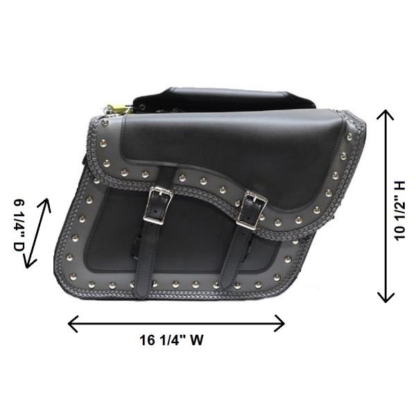 Motorcycle Saddlebag With Heavy Duty Quick Release FOR YAMAHA SD4054 