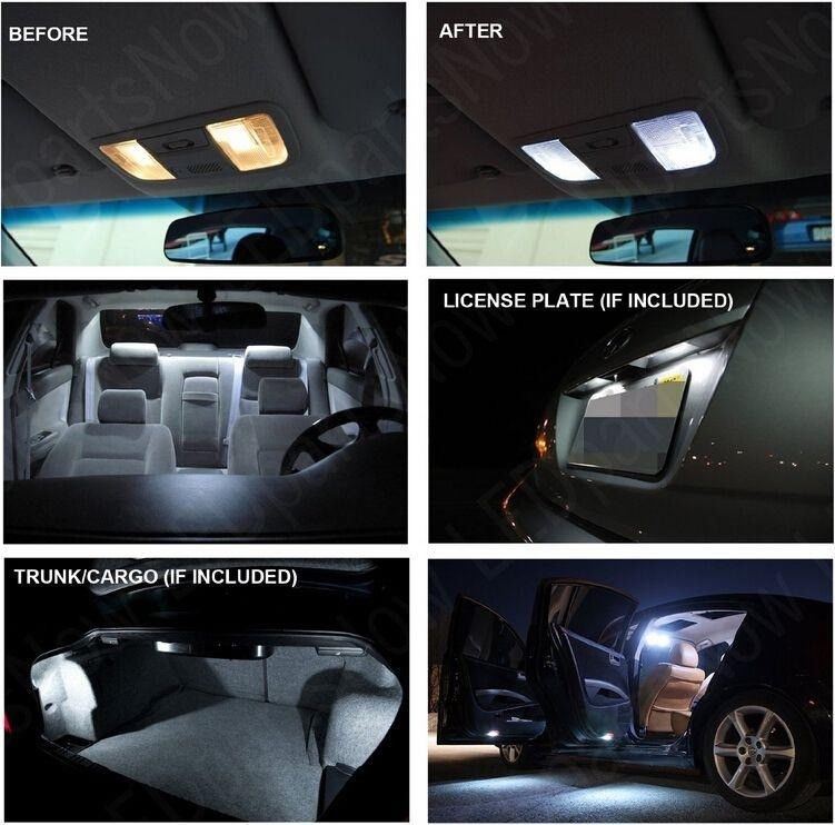 11x Xenon White LED Interior Lights Package For 2002-2003 Nissan Maxima 1Yr Wty