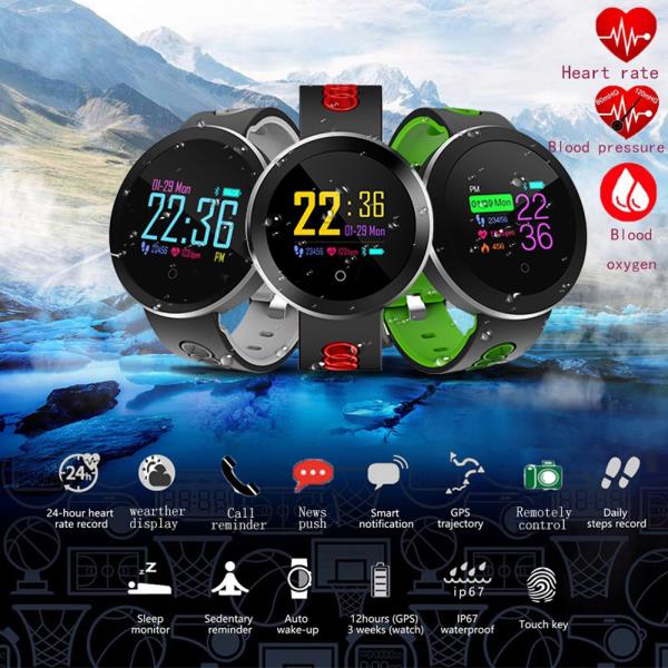 Q8 Bluetooth Smart Watch Heart Rate Oxygen Blood Pressure Sport Fitness Tracker - watchq8 1 600 - Q8 Bluetooth Smart Watch Heart Rate Oxygen Blood Pressure Sport Fitness Tracker