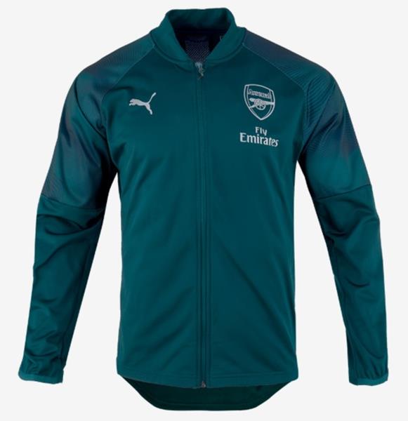 Puma Men Arsenal Fc Stadium Training Jacket Green Top Jackets