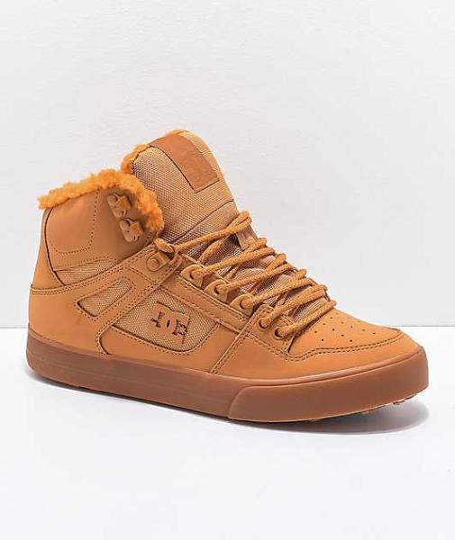 DC Shoes Mens Pure High Top Wc Winter Skateboarding Shoes