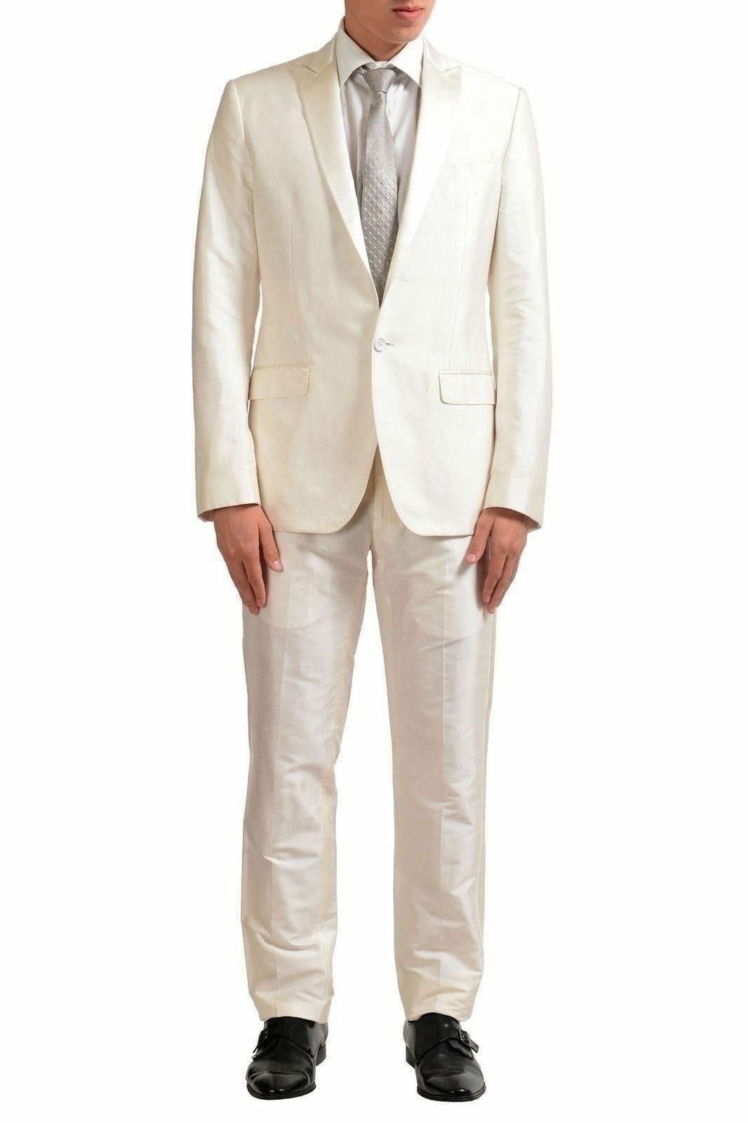 dolce and gabbana white suit
