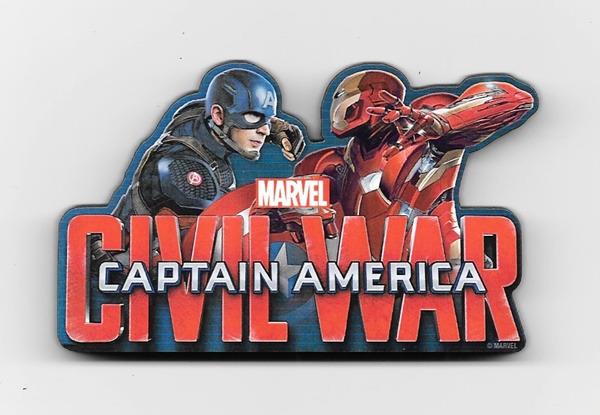 NEW UNUSED Captain America Civil War Movie Iron Man Chunky 3-D Die-Cut Magnet